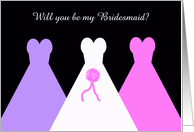 Will You Be My Bridesmaid Card -- Bridesmaid Poem card