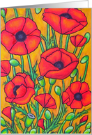 Poppies - Remembrance Day Card