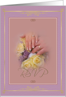 Hands RSVP card