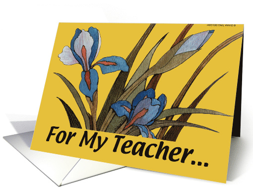 Teacher Iris card (204243)