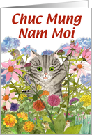 Chuc Mung Nam Moi Kitten card