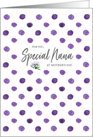 Purple Passion Mother’s Day for Nana card