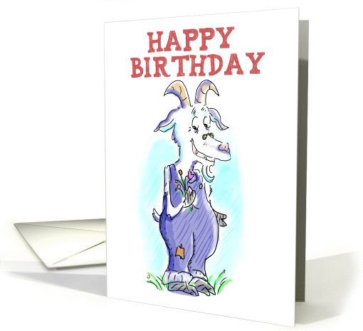 Happy Birthday From Your Favorite Old Goat card (1260580)
