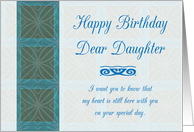 Happy Birthday/ Daughter/After I Am Gone/ From Departed card