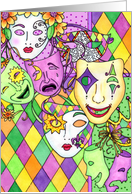 Mardi Gras Masks Card