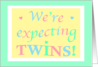 We’re expecting twins! card