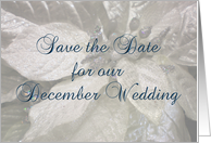 Save the Date - December Wedding card