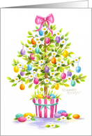 Friend Easter Egg Tree Bright and Wonderful Day card