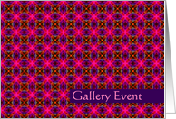 Gallery Event Invitation card