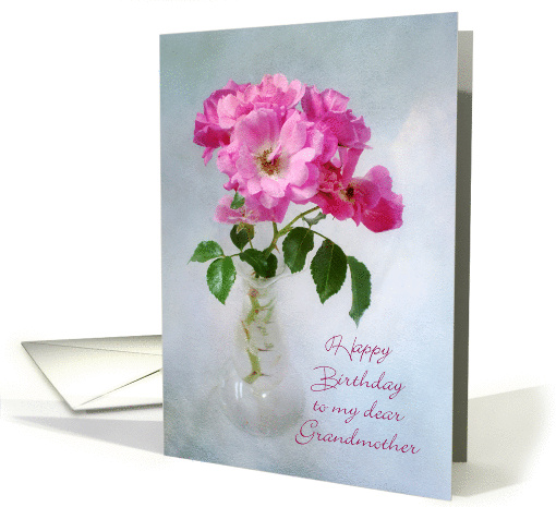 Rose Bouquet Birthday Card for Grandmother card (1384658)