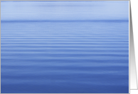 Blank Note Cards - Blue Water Ripples card