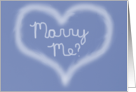 Marry Me Skywriting card