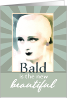 Bald is the new beautiful, you are invited to a head shaving party card