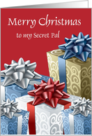 merry christmas secret pal card