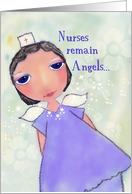 Happy Nurses Day for retired Nurse, Illustration card