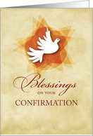 Confirmation Congratulations and Blessings with Dove card