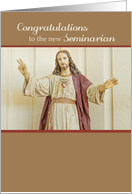 Congratulations Seminarian Sacred Heart card