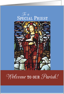 Priest Welcome To Our Parish Good Shepherd card