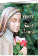Happy Feast of St Therese Rose card