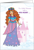 Big Sister Purple Pink Princess and Castle card