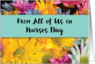 From All of Us Nurses Day Thanks Gerbera Daisies card