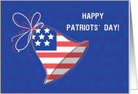 Patriots Day Ring History Bell card