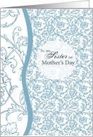 Sister on Mother’s Day Congratulations with Flowers card