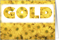 Girl Scout Gold Award Congratulations with Daisy Flowers card