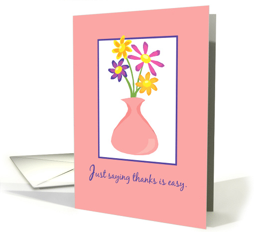 Admin Pro Day Thanks with Appreciation Flowers card (391549)