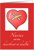 Nurses Day From All of Us Heartbeat of Health card