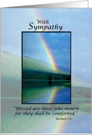 Sympathy Rainbow Spiritual card