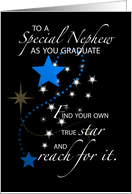 Nephew Graduation Congratulation Stars card
