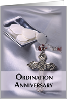 Ordination Anniversary Hosts and Cross card