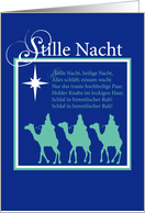 German Silent Night Christmas card