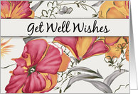 Get Well From Group Business Watercolor Flowers card