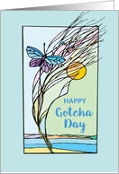 Butterfly and Sun Adoption Anniversary Gotcha Day card