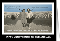 Juneteenth Emancipation Freedom Day Vintage card