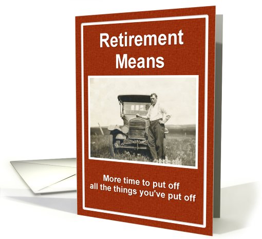 Retirement Wishes card (157279)
