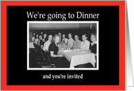 Dinner Party Invite card