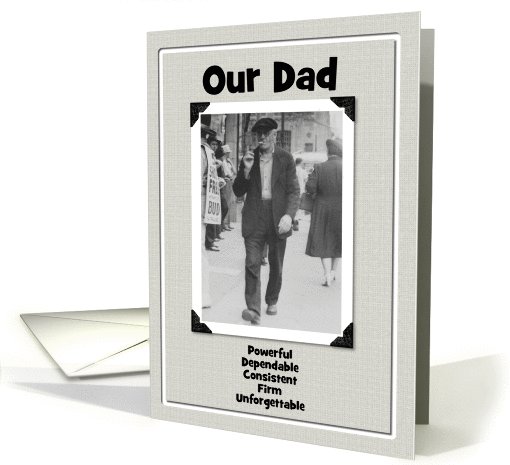 Custom Father's Day FUNNY card (202624)