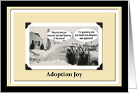 Adoption Joy - Announcement card