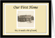 Weve moved - First home card