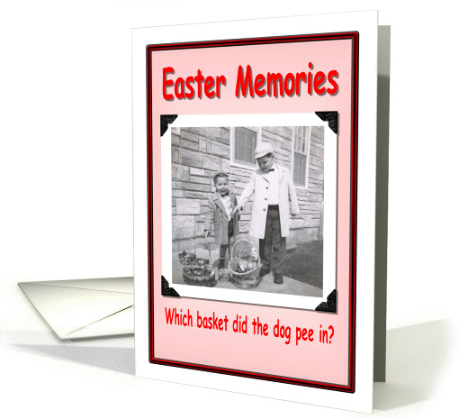 Easter Memories - Funny card (356143)