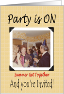 Summer Party card