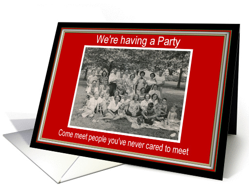 Party Invitation - FUNNY card (404413)
