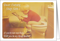 Ring Bearer Future Step Son - Retro card