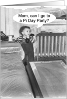 Pi Day Party Invitation - FUNNY card