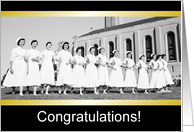 Healthcare Congratulations - Vintage Nurses card