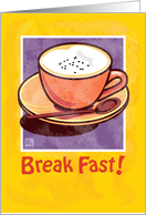 Invitation - Breakfast and Coffee card
