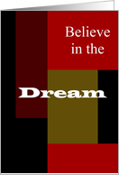 Martin Luther King Day - Believe In The Dream card